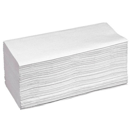 Handtuchpapier 2-lagig 24,2x21cm V-Falz (1 Packung = 3800 Blatt)