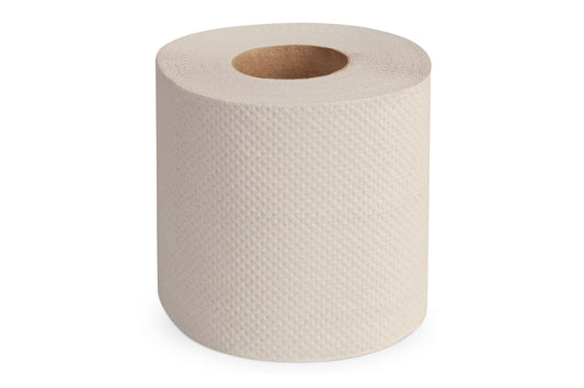 2-lagiges Toilettenpapier weiß, Recycling 64-Rollen à 250 Blatt die Rolle
